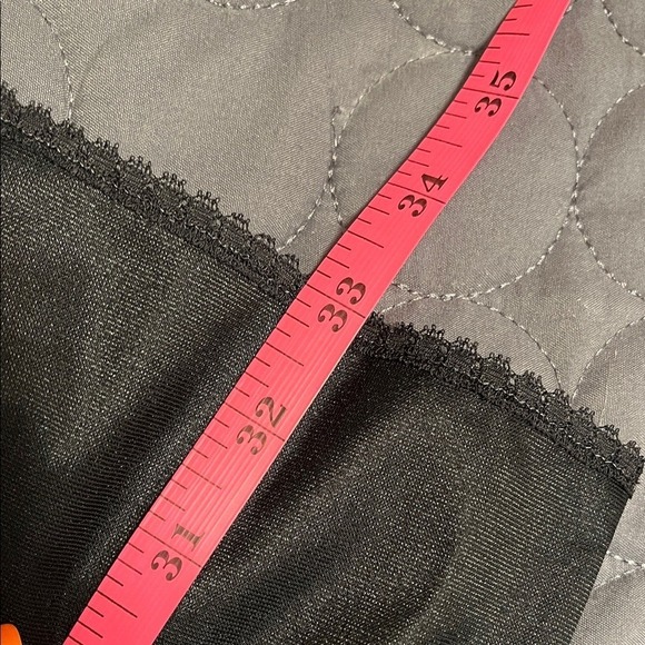 Komar Vintage Chemise Classic Nylon Slip Plus Size Black Nightgown Nightie XL - Picture 9 of 9